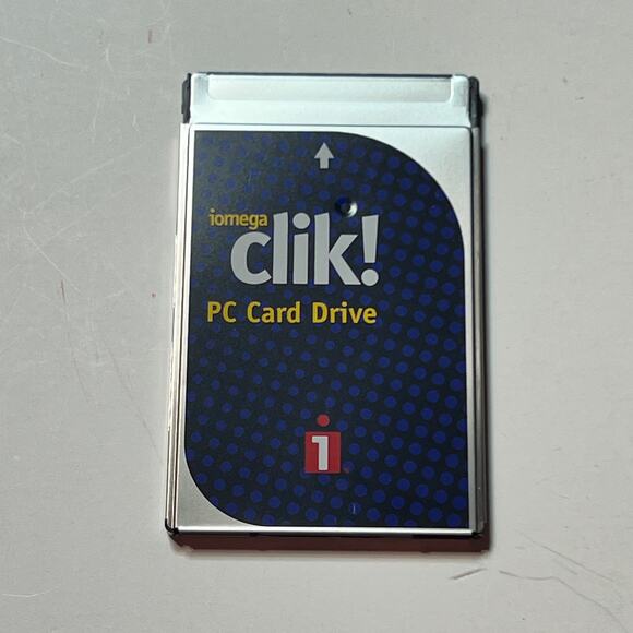 Iomega Clik 40 PC Card Drive C40 T2 Japan 1999 Vintage Storage Includes Case - Picture 7 of 10